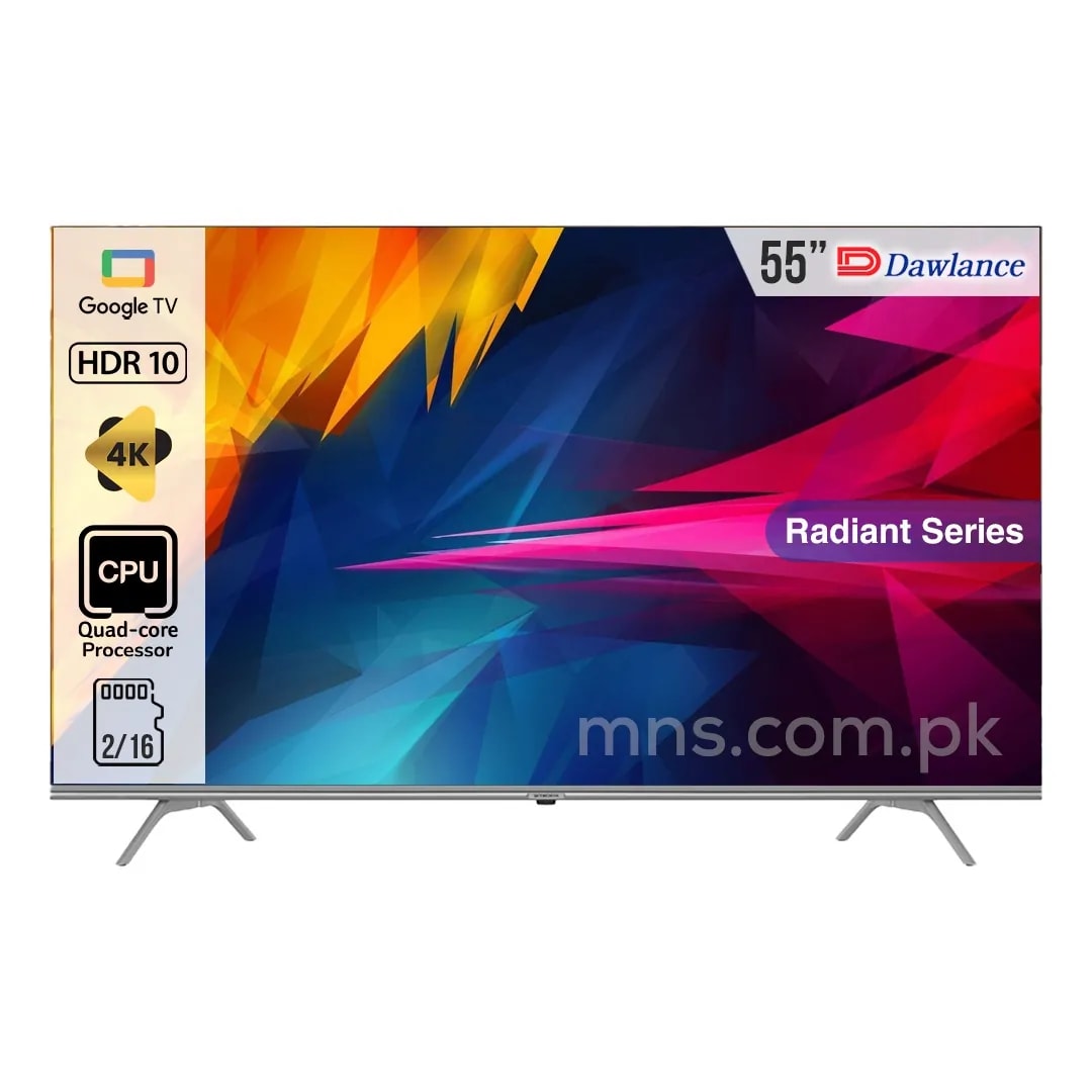 Dawlance 55G22 55inch 4K UHD Google TV, Chromecast Built-In, Bazel-less Design