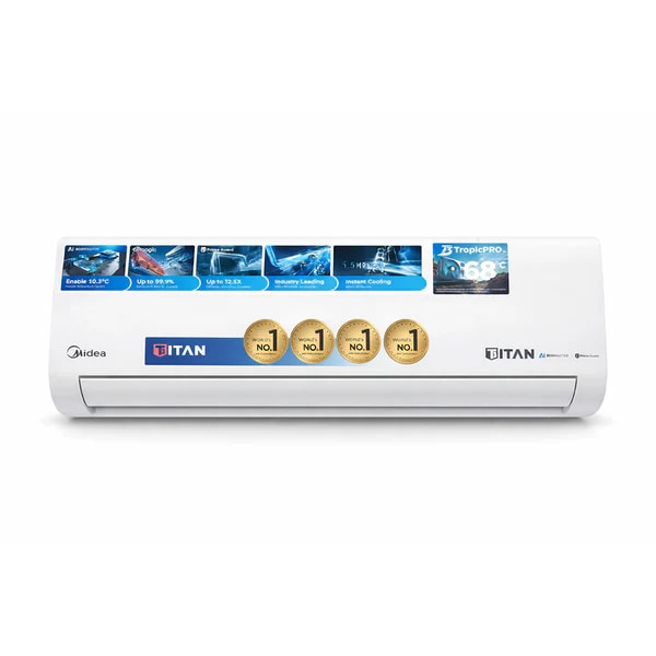 Midea MSEZ1C-18HRFN1 Titan Inverter 1.5 Ton-QC2, Breezeless, Wifi Enabled, T3 compressor
