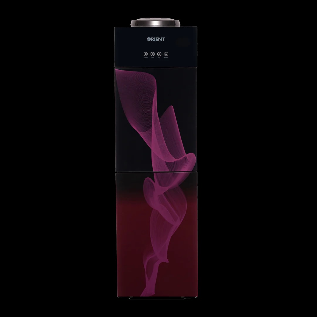 Orient Crystal 3 Taps Purple Glass Door Water Dispenser