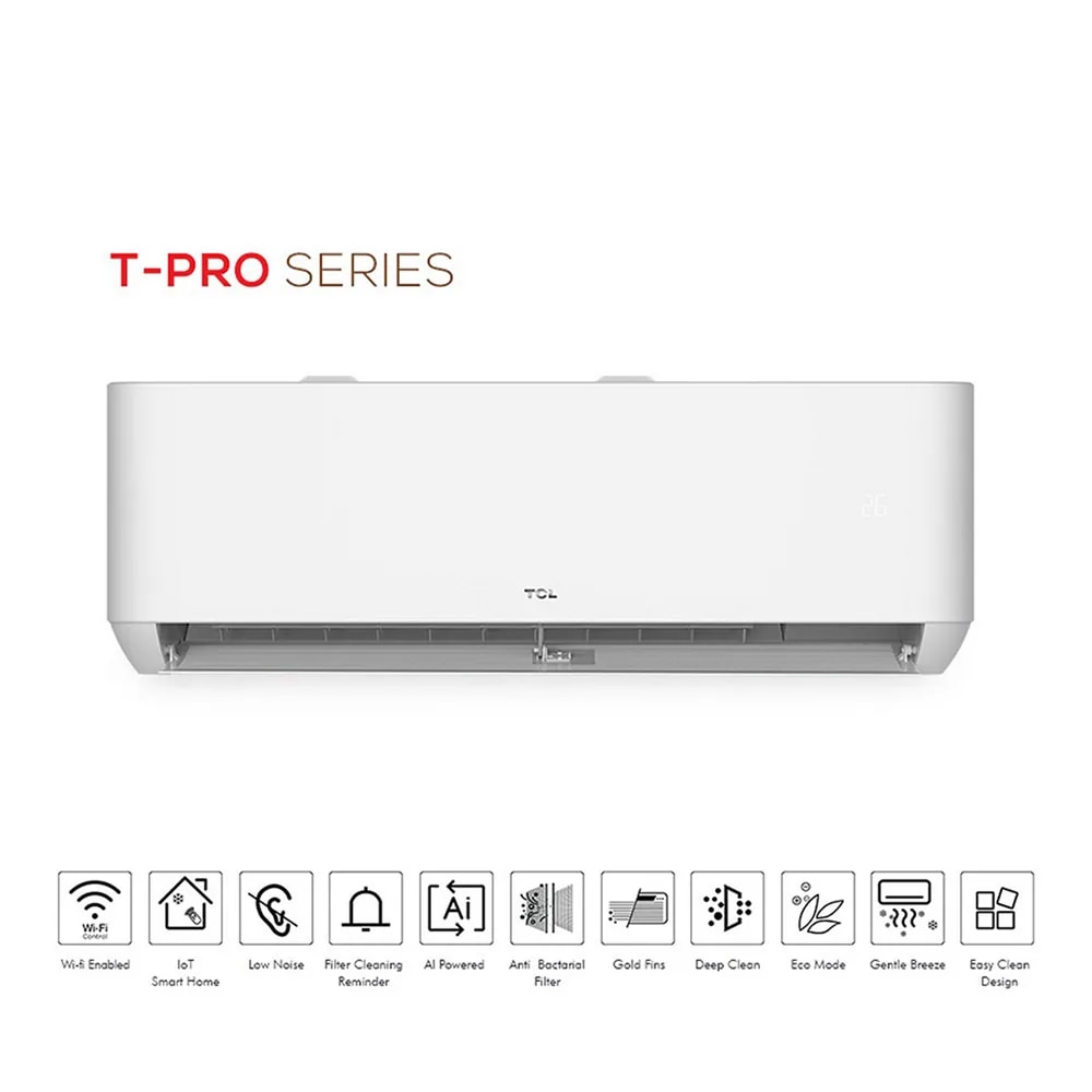 TCL TAC-18T3-Pro D2 1.5 Ton DC Inverter With Wi-Fi, 3DC, Gen Mode, Turbo Heat and Cool