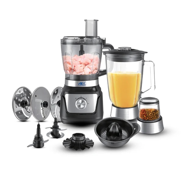 Anex AG-3147 Chopper, 700W, 2 liter bowl, dough kneading, safety lock