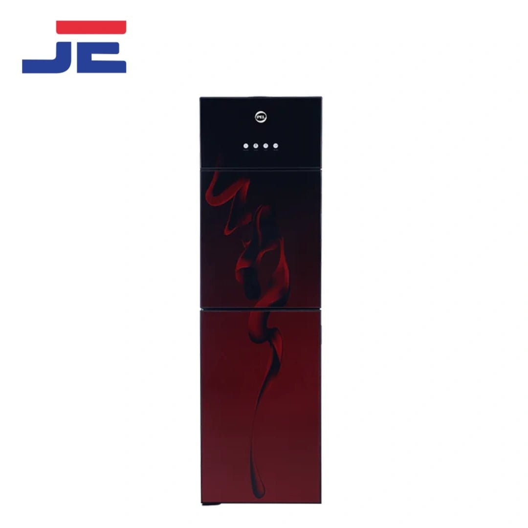 PEL Water Dispenser (P3TWD-425 Flat Glass Door Maroon Blaze)