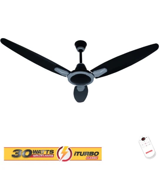 Royal Legacy Inverter 30 Watts iTurbo Classic Ceiling Fan, Size 56″