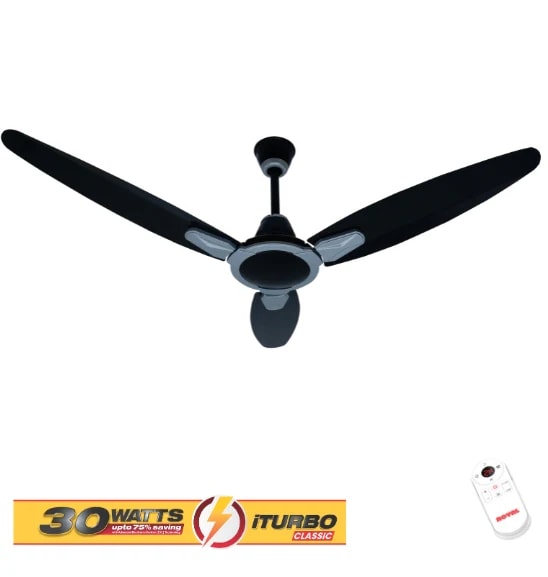 Royal Legacy Inverter 30 Watts iTurbo Classic Ceiling Fan, Size 56″