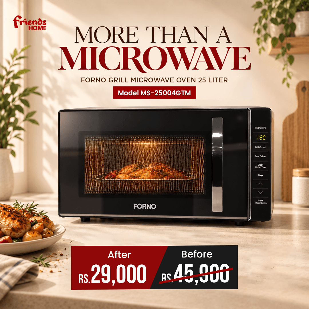 FORNO GRILL MICROWAVE OVEN 25 LITER Model MS-25004GTM