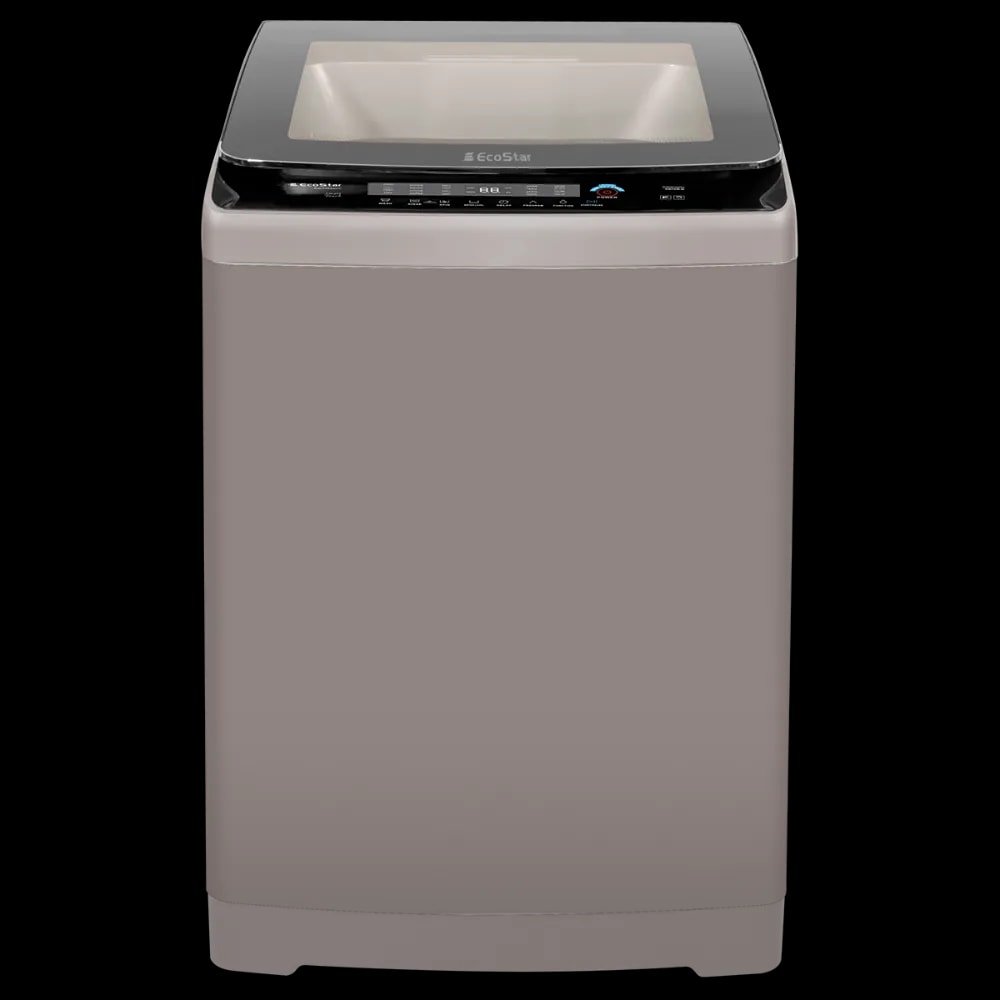 Ecostar F1202DC 12-Kg Top Load Fully Automatic Washing Machine, Soft Press button, One Touch, Auto Restart