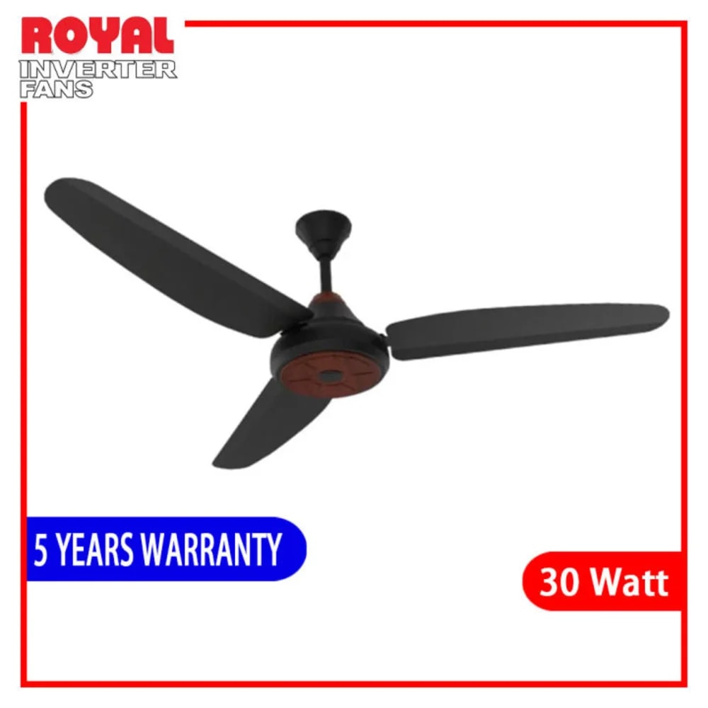 Royal Desire iTurbo Inverter 30 Watts Fan (Black)