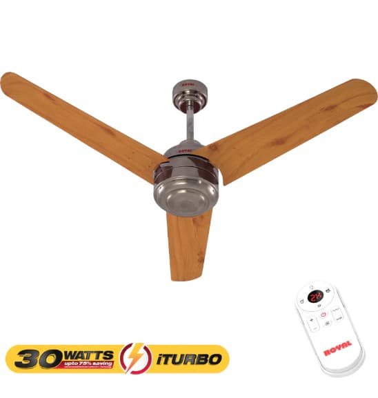 Royal RL 150 Inverter 30 Watts iTurbo Ceiling Fan, Size 56″