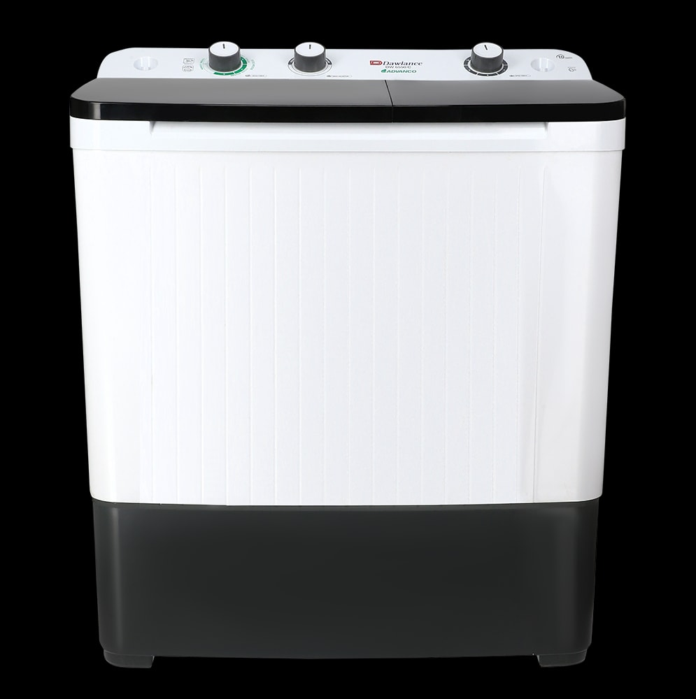 Dawlance DW 6550 GLASS LID (BLACK/GREY) Twin Tub Washing Machine