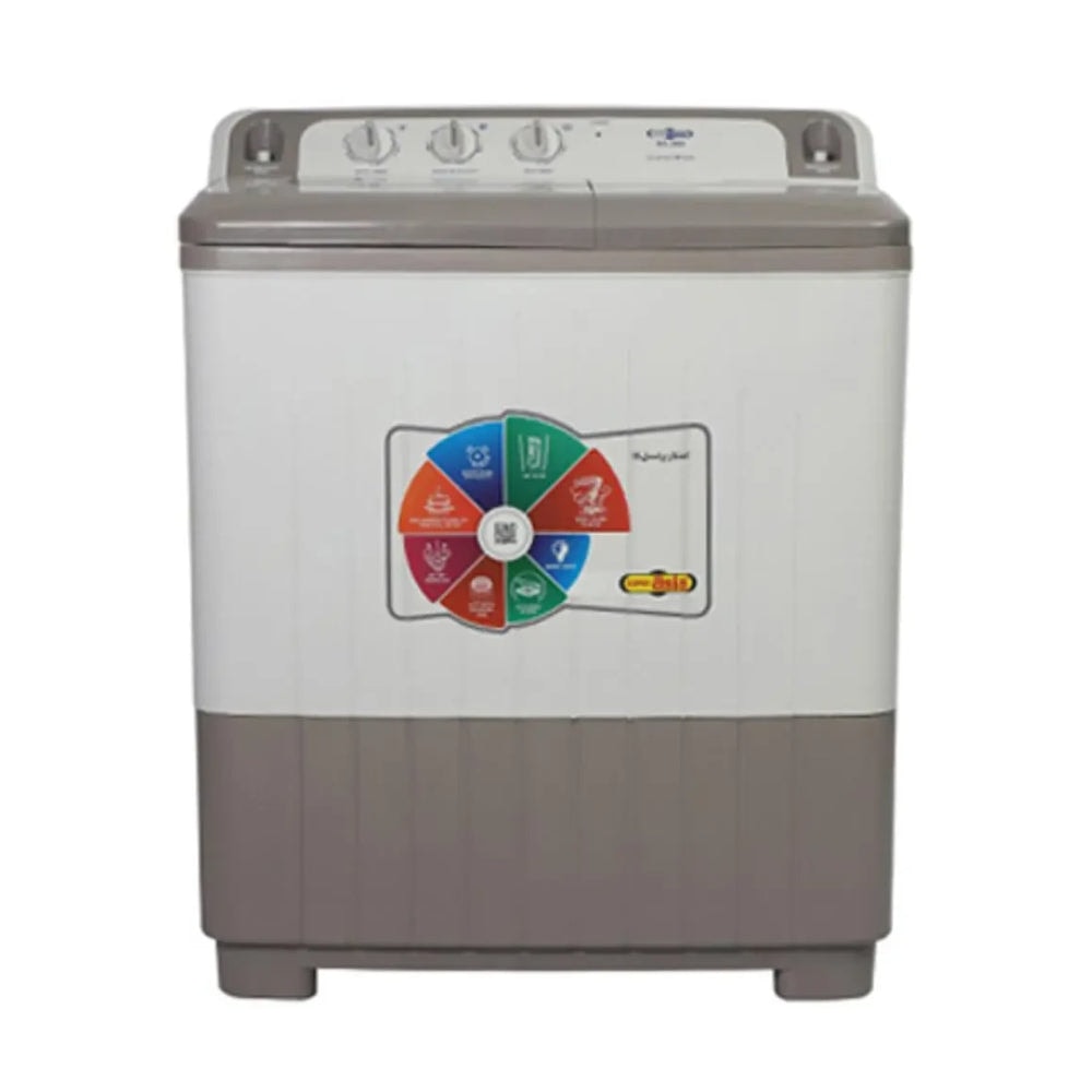 SUPER ASIA 10KG GRAND WASH SEMI AUTOMATIC TWIN TUB WASHING MACHINE Model SA-280