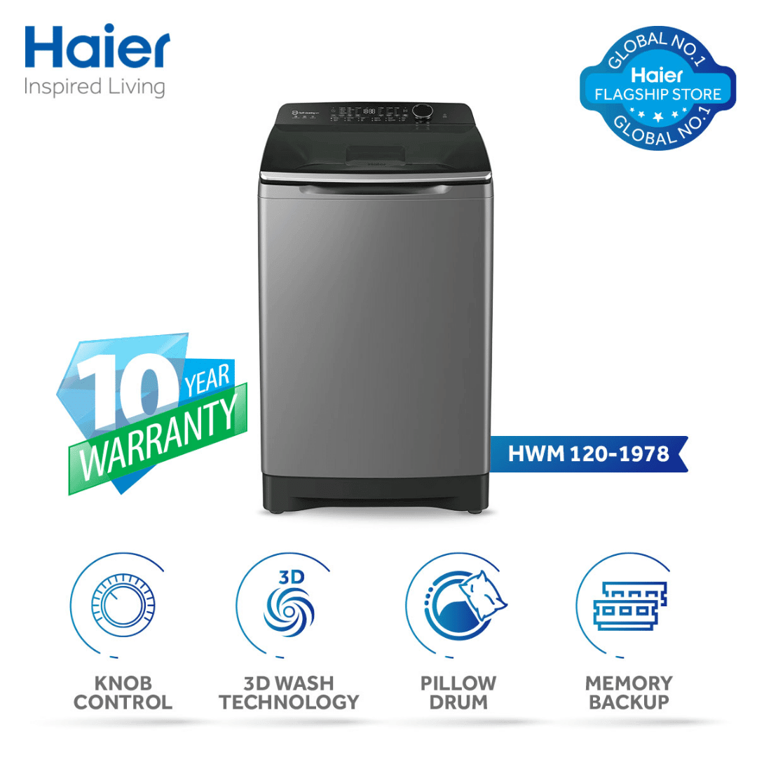 Haier 12KG Double Drive Inverter Washing Machine