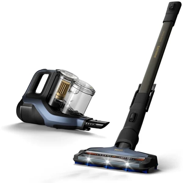 Philips XC8043/61 8000 Series Cordless Stick vacuum cleaner,360° Suction Nozzle, Up to 70 min Run Time, Power Cyclone 10