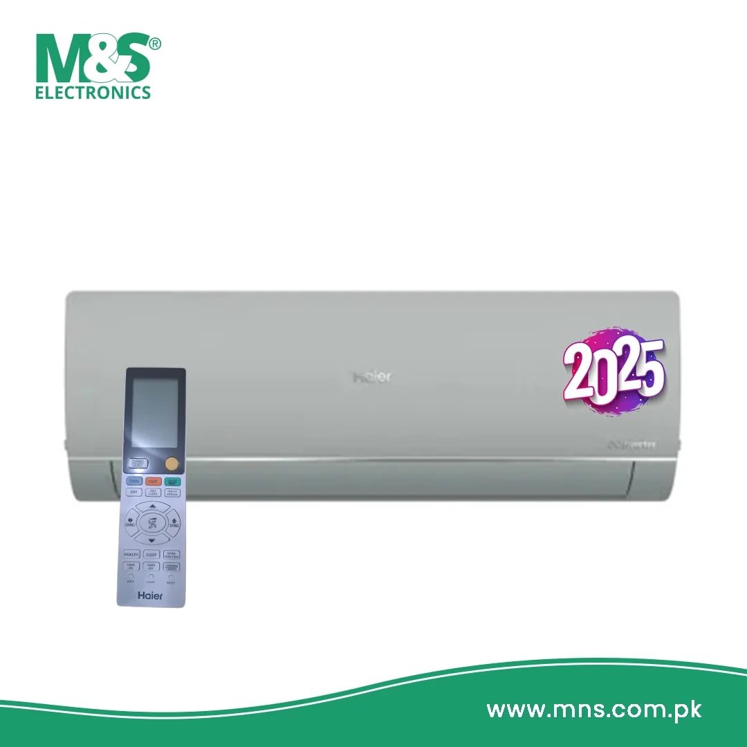 Haier HSU-20HFTEX (OW) Thunder Series, 1.5-Ton (21000 BTU), T3 DC Inverter, Heat and Cool, Self Cleaning, Wifi Smart, Ampere Lock, 15 Second